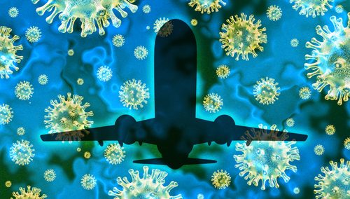 Airliner and germs