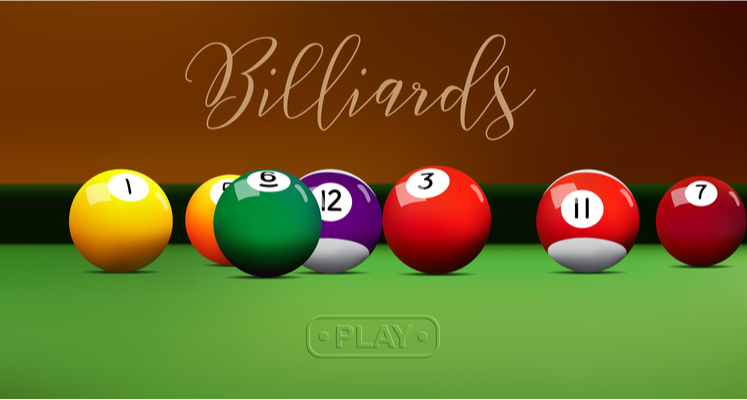 Billiards centered image