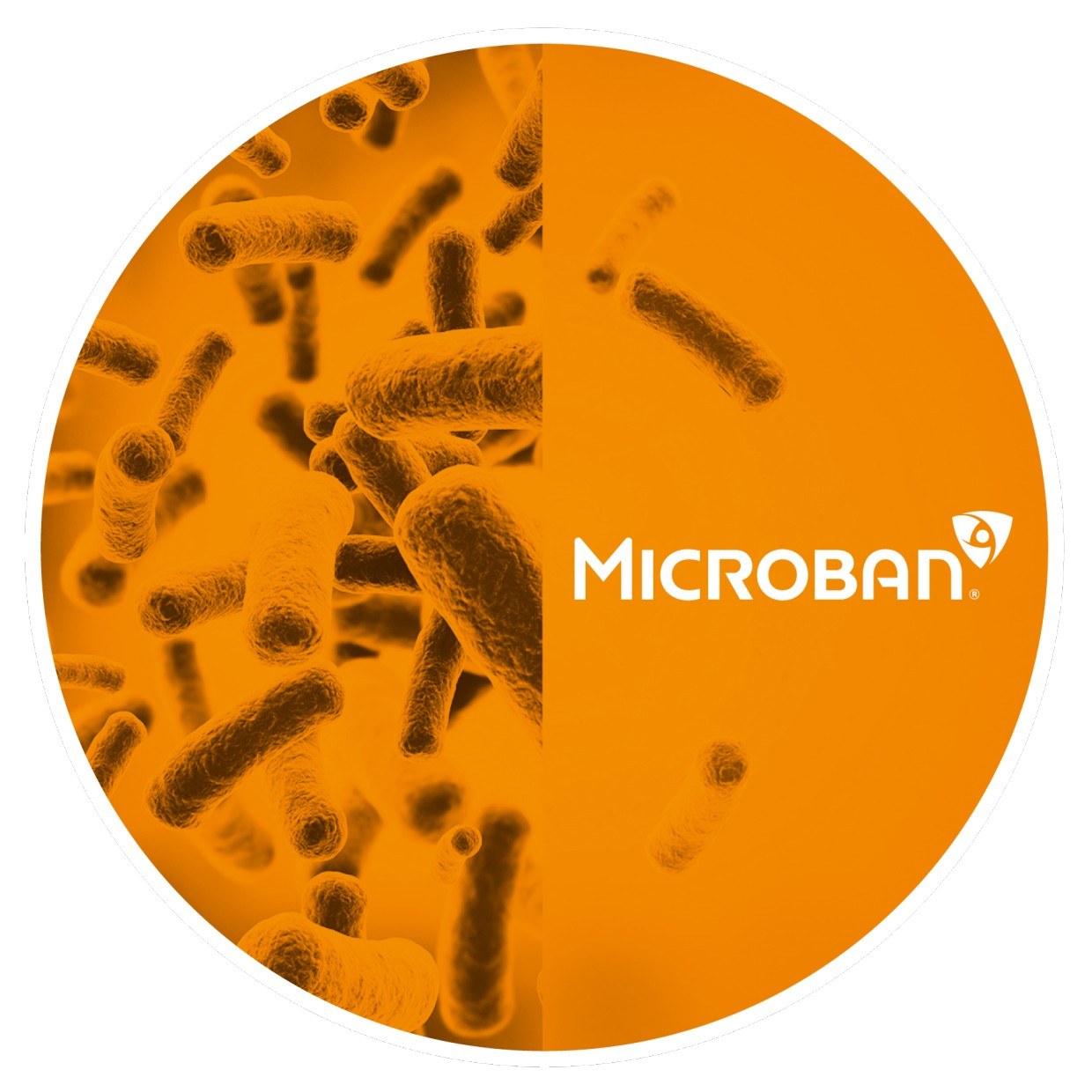 Microban Treated V Untreated Orange